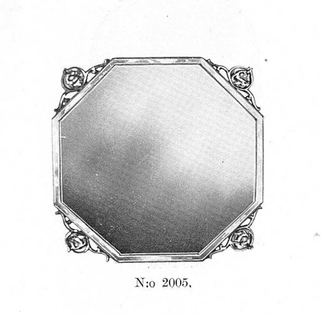 Taidetakomo A. Hakkarainen Tin Mirror 1930s